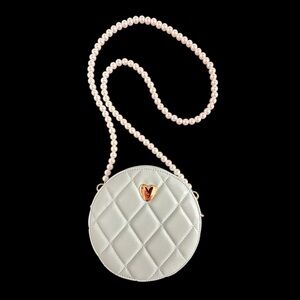 Vivance Pearl Strap Cross Body Bag